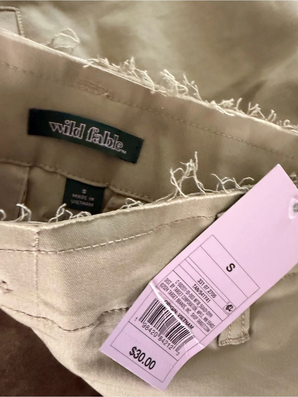 wild fable Beige Wide-Leg High-Rise Pants